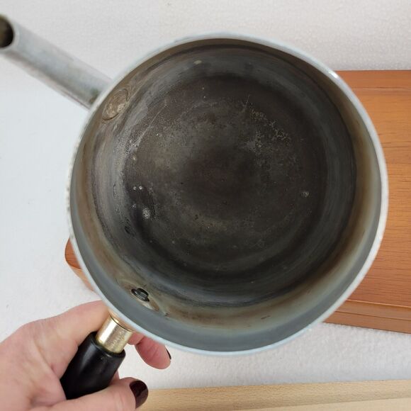 Vtg Elegance by Regal Ware Aluminum Melting Coffee Pot Tea Kettle Long Handle - Picture 5 of 6